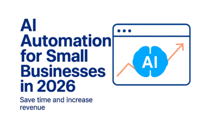 AI automation for small businesses to save time and increase revenue