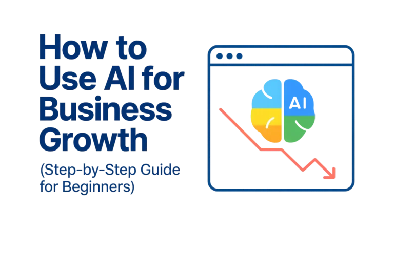 how to use AI for business growth and improve productivity for beginners