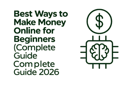 best ways to make money online for beginners using AI and digital methods 2026