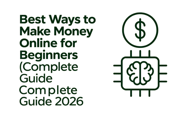 best ways to make money online for beginners using AI and digital methods 2026