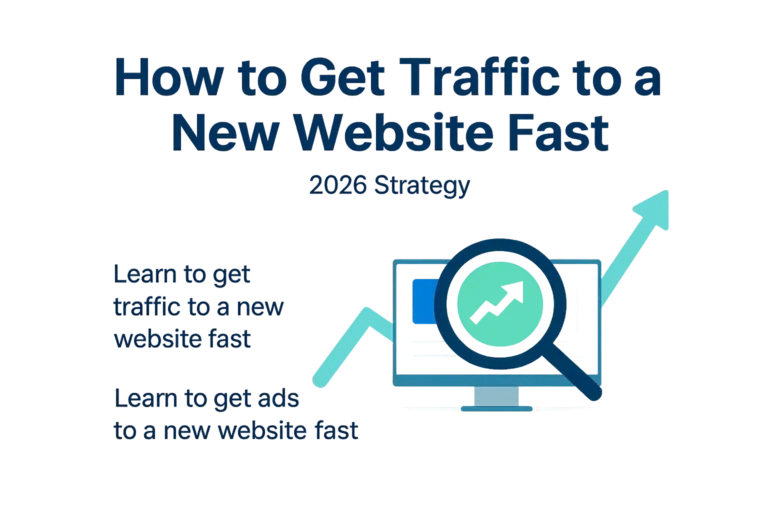 how to get traffic to a new website fast using SEO strategies and growth techniques