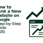 how to rank a new website on Google step by step SEO guide 2026