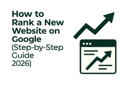 how to rank a new website on Google step by step SEO guide 2026