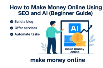 how to make money online using SEO and AI tools for beginners