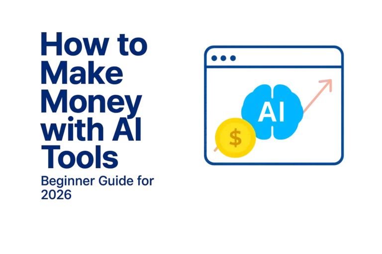 how to make money with AI tools for beginners in 2026