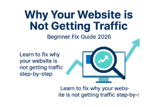 why my website is not getting traffic and how to fix it using SEO strategies 2026