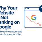 why website is not ranking on Google and how to fix SEO issues
