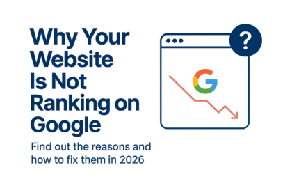 why website is not ranking on Google and how to fix SEO issues