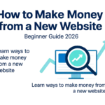 how to make money from a website for beginners using SEO and online methods
