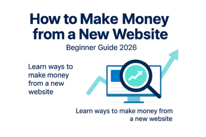 how to make money from a website for beginners using SEO and online methods